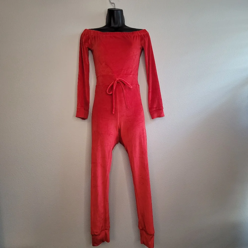 Fahion NovaNeed a Hug Velour Jumpsuit ♥️ - Picture 4 of 5